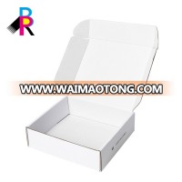 Factory printed luxury cardboard e-flute shipping boxes custom logo wholesale