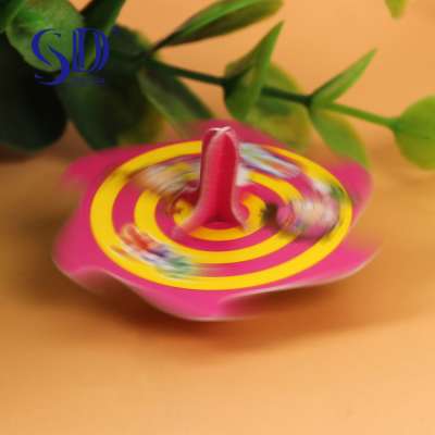 OEM design food factory promotion kids toys items 3d pp plastic puzzle tazo puzzle UV print spinner