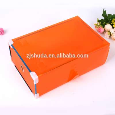 high quality fashional drawer plastic plain shoe box