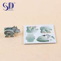 food promotional Easy assemble wild animal squirrel puzzle 3D foam puzzle